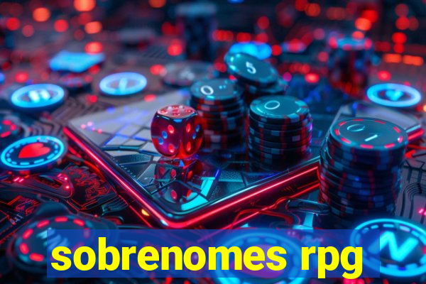 sobrenomes rpg